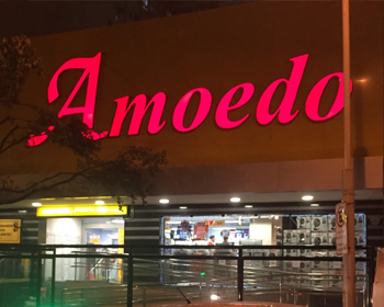 Amoedo Acrilico em ACM