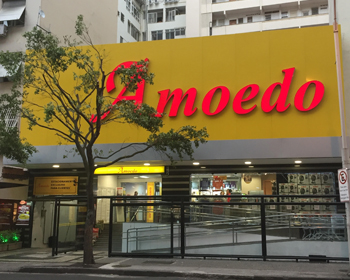 Amoedo Letreiro Com Letra Caixa